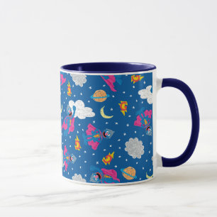 Taza Patrón del cielo nocturno de Super Grover 2.0