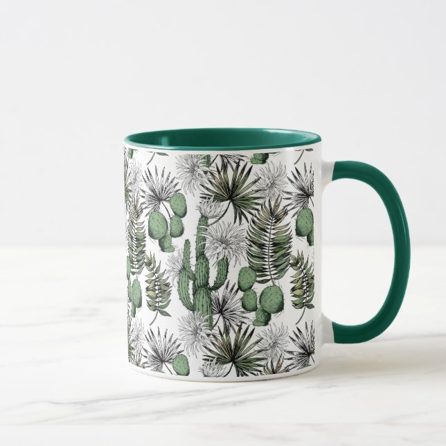 Taza Patrón del desierto de Cactus (Derecha)
