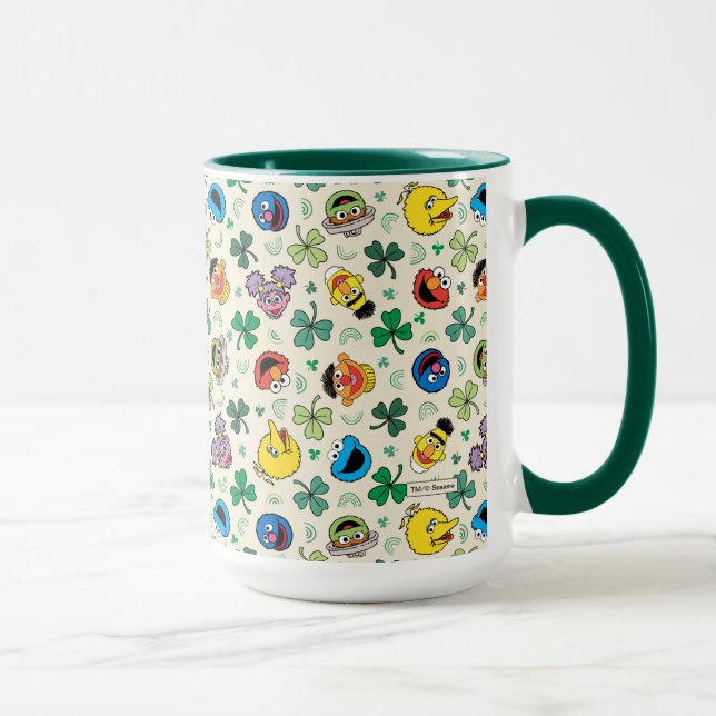 Taza Patrón del Día de Sesame Street St. Patrick (Derecha)
