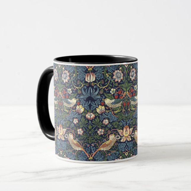 Taza Patrón del ladrón de fresas William Morris Vintage (Anverso izquierdo)