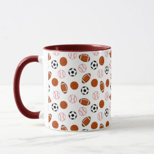 Taza Patrón deportivo de fútbol