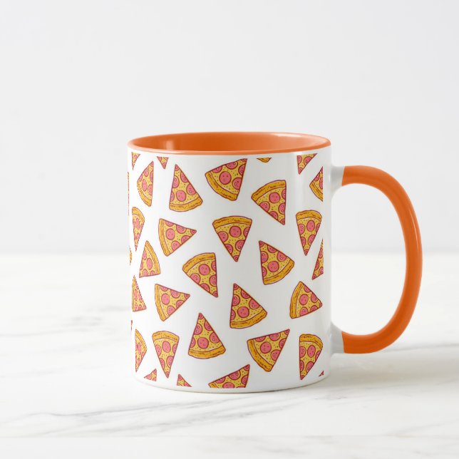 Taza Patrón diverso de pizza Slice (Derecha)