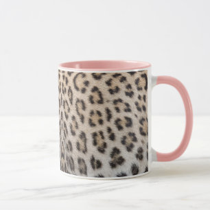 Taza Patrón elegante de estampado de piel de leopardo d