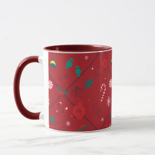 Taza Patrón Elf Candy Checker