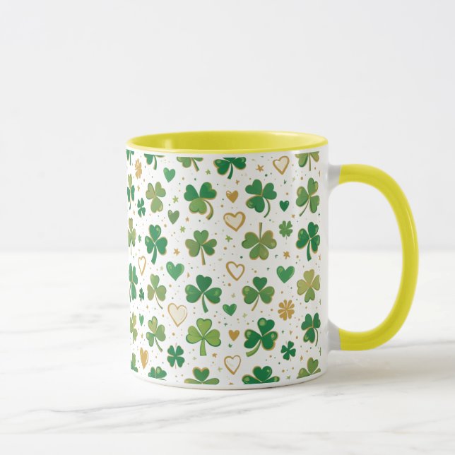 Taza Patrón festivo de St. Patrick (Derecha)