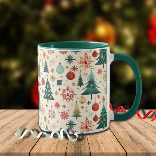 Taza Patrón festivo de vacaciones de invierno (Subido por el creador)