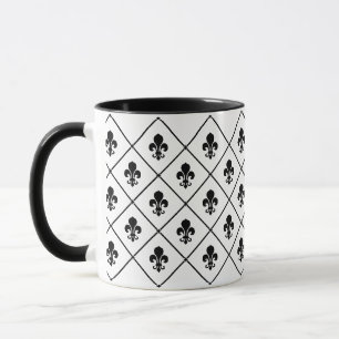 Taza Patrón Fleur De Lis