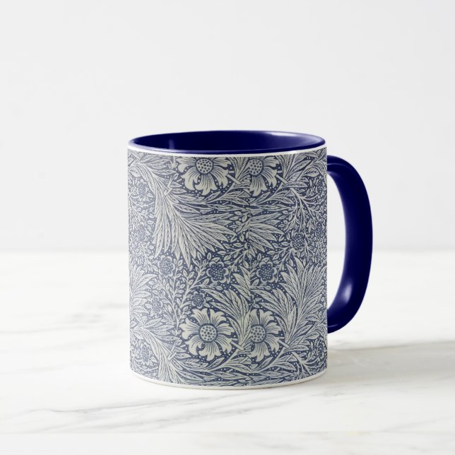 Taza Patrón floral azul de William Morris (Anverso derecho)