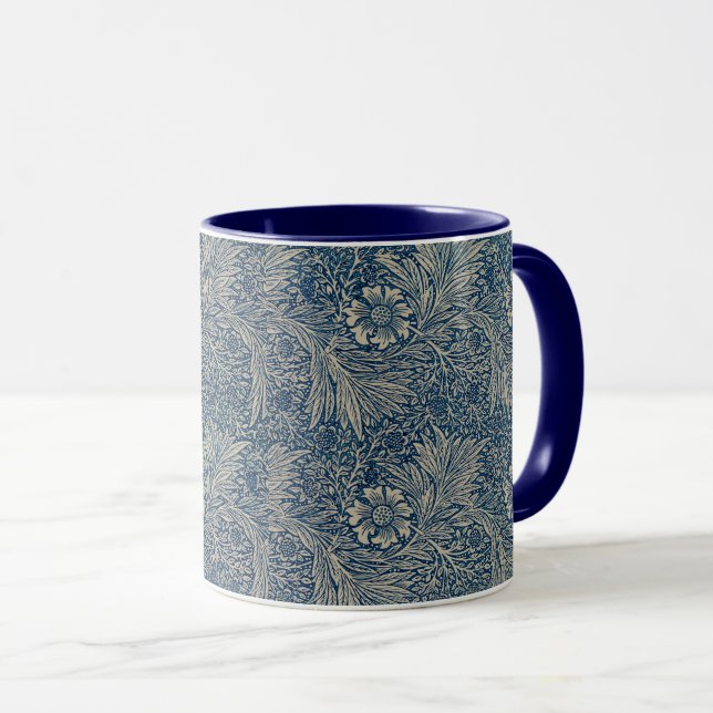 Taza Patrón floral azul de William Morris (Anverso derecho)