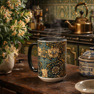 Taza Patrón Floral de Madreselva de William Morris