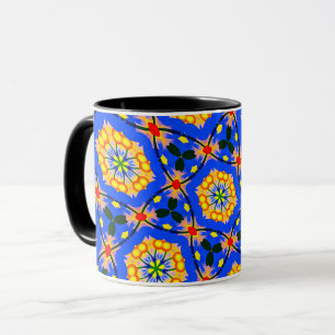 Taza Patrón floral estético