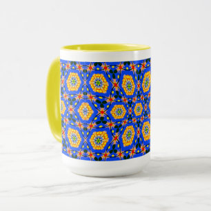 Taza Patrón floral estético