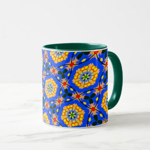 Taza Patrón floral estético