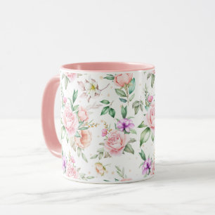 Taza Patrón floral femenino