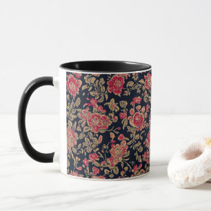 Taza Patrón floral indio