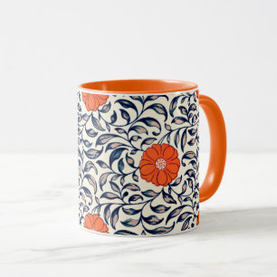 Taza Patrón floral ornamental