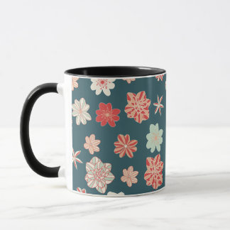 Taza Patrón floral sin costuras 