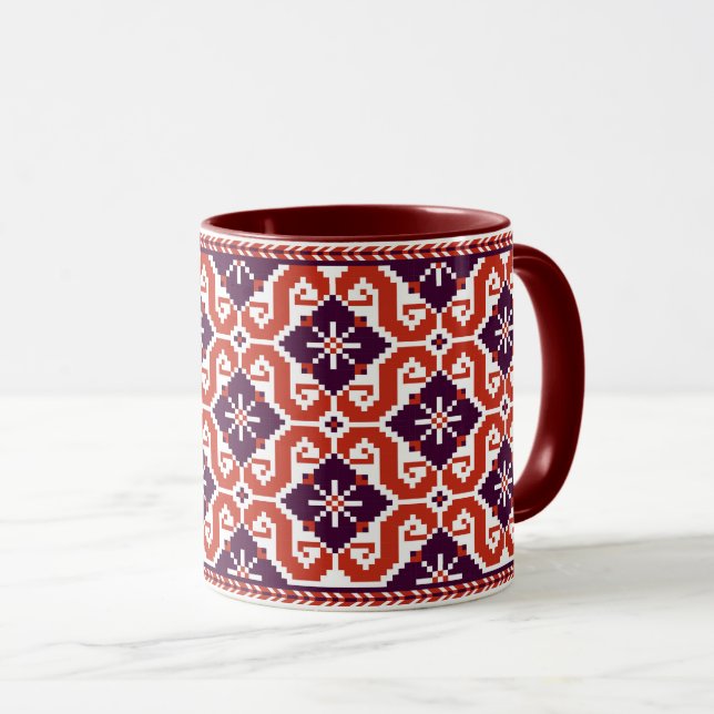 Taza Patrón floral ucraniano (Anverso derecho)
