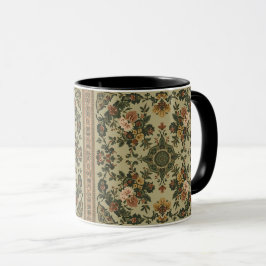 Taza Patrón floral vintage de madreselva de William Mor