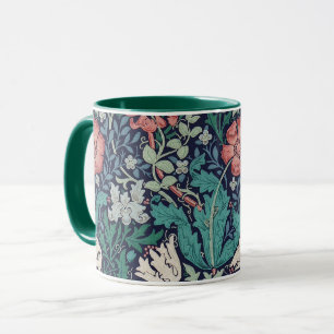 Taza Patrón floral vintage, William Morris