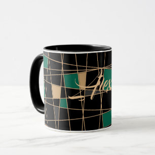 Taza Patrón geométrico abstracto