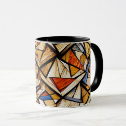 Taza Patrón geométrico abstracto 20 - Café Mug