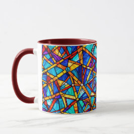Taza Patrón geométrico abstracto 22 - Café Mug