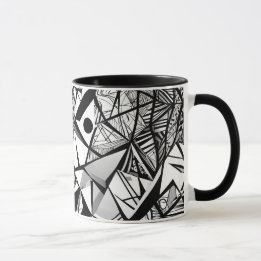 Taza Patrón geométrico abstracto 24 - Café Mug
