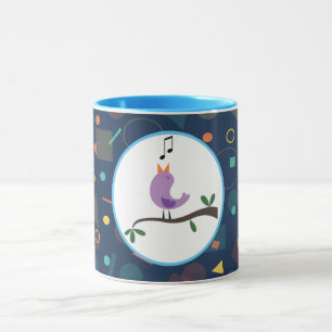 Taza Patrón geométrico de Tweety Bird