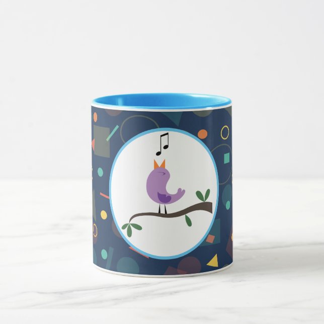 Taza Patrón geométrico de Tweety Bird (Centro)