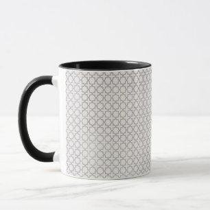 Taza Patrón geométrico islámico beige