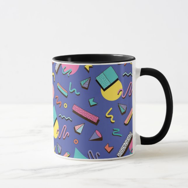 Taza Patrón geométrico retro (Derecha)