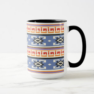 Taza Patrón geométrico tribal nativo americano