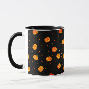 Taza Patrón Jack-o' Lantern de las calabazas escarpadas