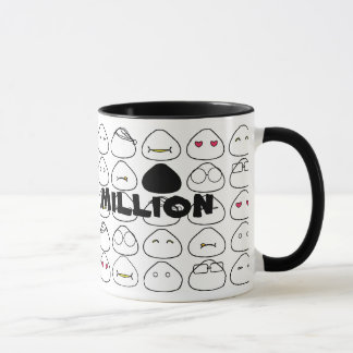 Taza Patrón japonés de flúo de onigiri