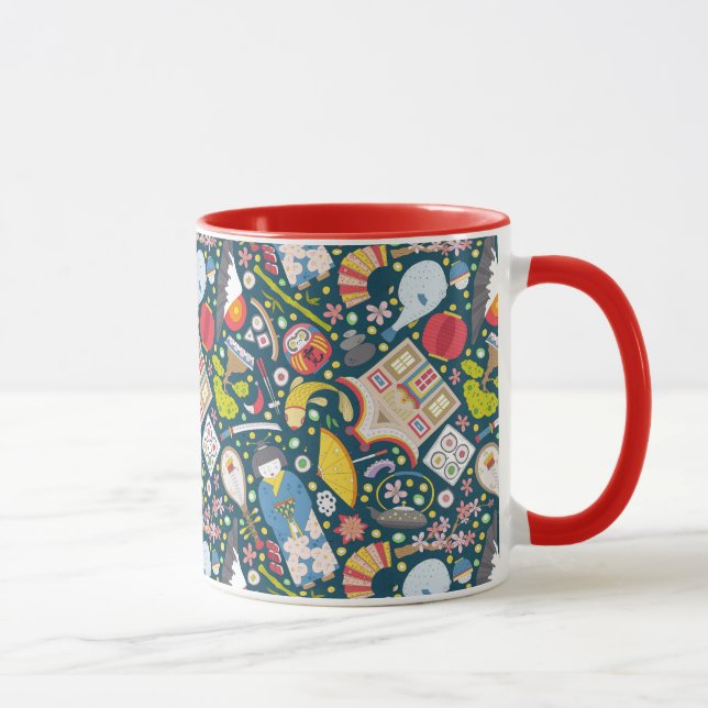 Taza Patrón japonés sin soldadura (Derecha)