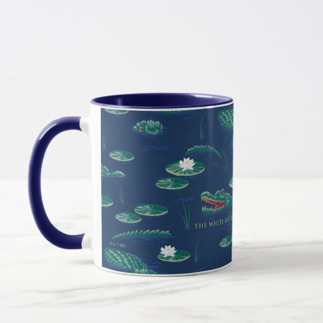 Taza Patrón laguna blanco Lotus lagador (Izquierda)
