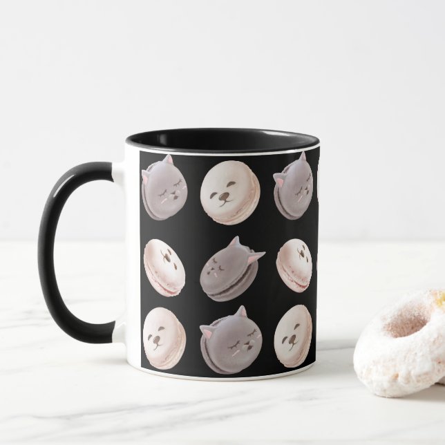 Taza Patrón Macaron (Con donut)