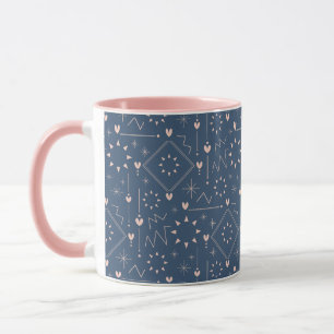 Taza Patrón Mágico del Corazón