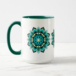 Taza Patrón Mandala 02 en agua