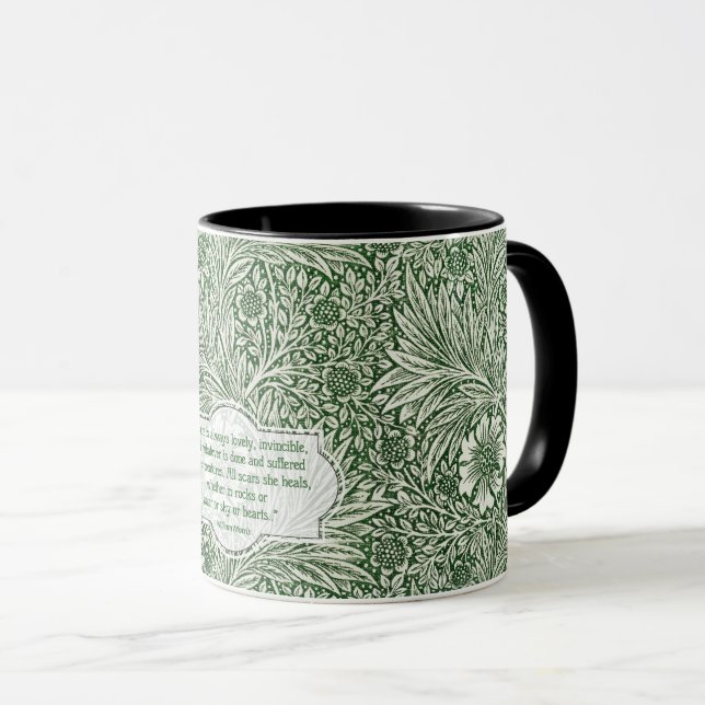Taza Patrón Marigold - William Morris (Anverso derecho)
