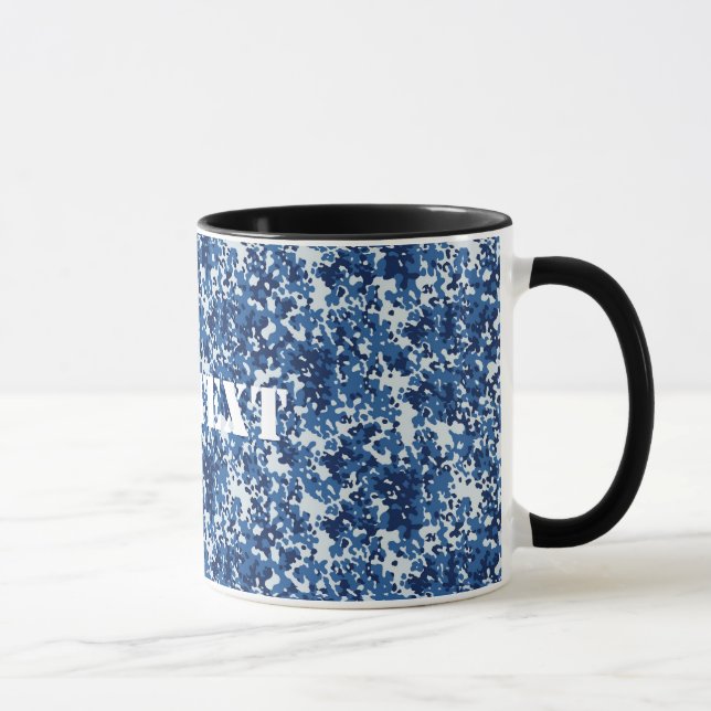 Taza Patrón militar azul digital (Derecha)