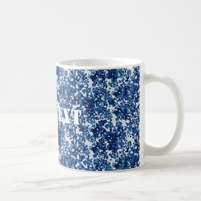 Taza Patrón militar azul digital (Derecha)