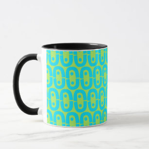 Taza patrón moderno colorido