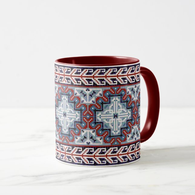 Taza Patrón Navajo de indios nativos americanos (Anverso derecho)