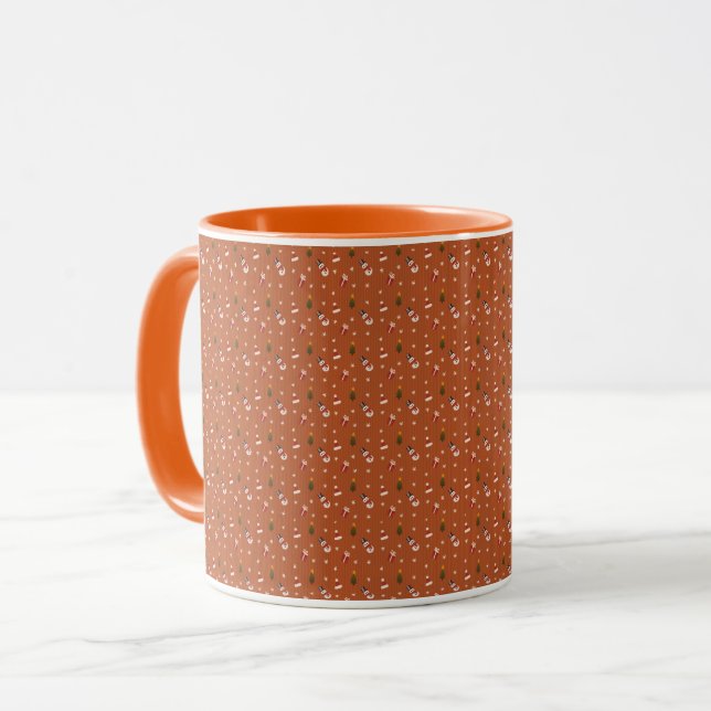 Taza Patrón Navideño Acogedor | Muñeco de Nieve, Regalo (Anverso izquierdo)