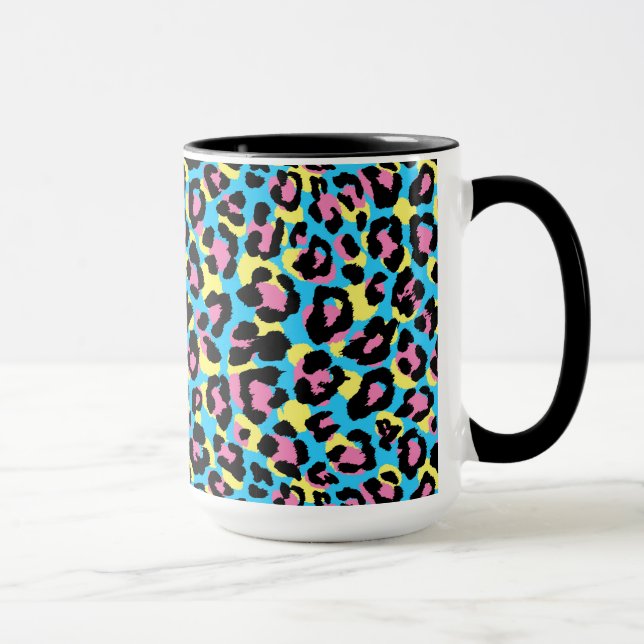 Taza Patrón Neon Leopard Spots (Derecha)