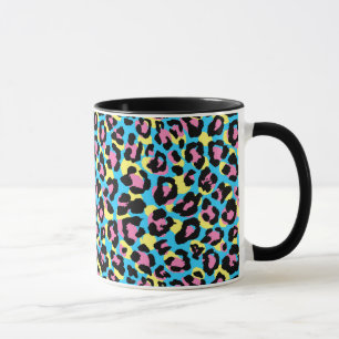 Taza Patrón Neon Leopard Spots