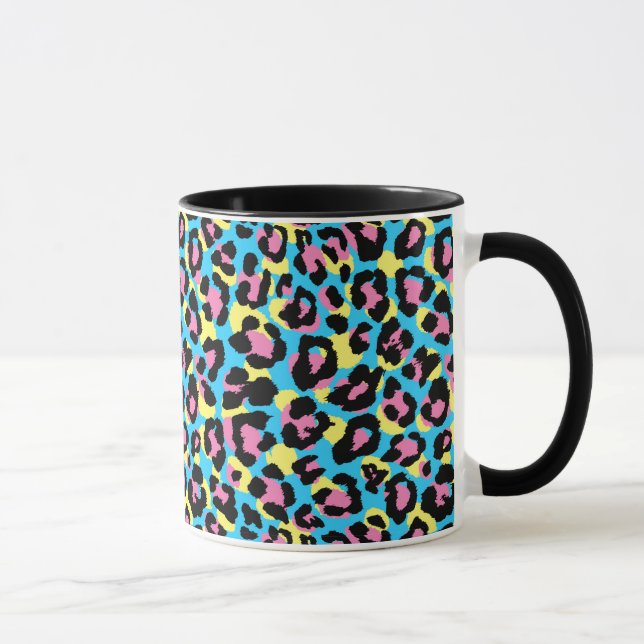 Taza Patrón Neon Leopard Spots (Derecha)