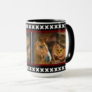 Taza Patrón occidental de Lasso Gorra Vaquero de Caball